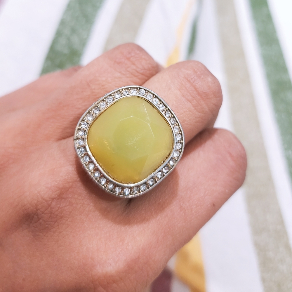 Beautiful Royal Statement Ring Strectch Adjustable - image 3